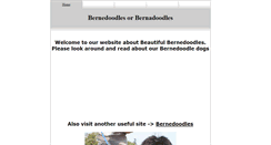 Desktop Screenshot of bernedoodles.jeremyinc.com