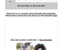 Tablet Screenshot of bernedoodles.jeremyinc.com