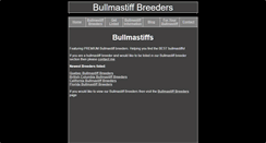 Desktop Screenshot of bullmastiffs.jeremyinc.com