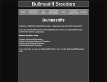 Tablet Screenshot of bullmastiffs.jeremyinc.com